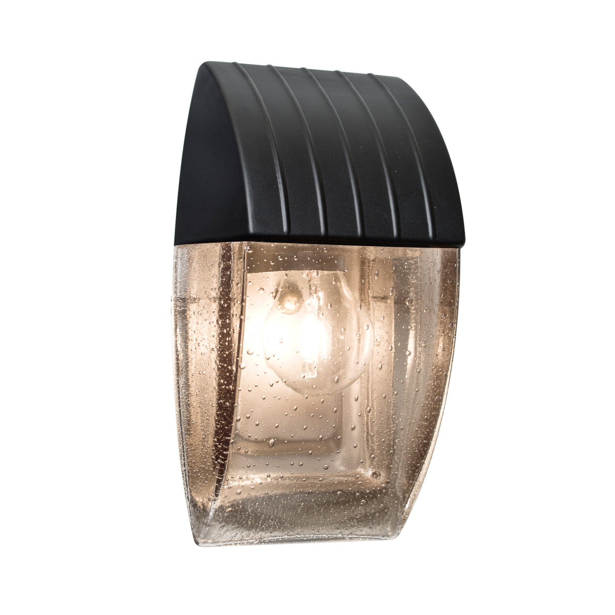 Besa Aqua Capped wall sconce option – Smoke Bubble