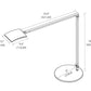 Mosso Pro Desk Lamp Usb Base Silver Ar2001 Sil Usb by Koncept Inc