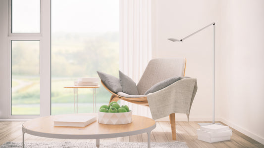 Koncept Mosso Pro LED Floor Lamp in a room setting