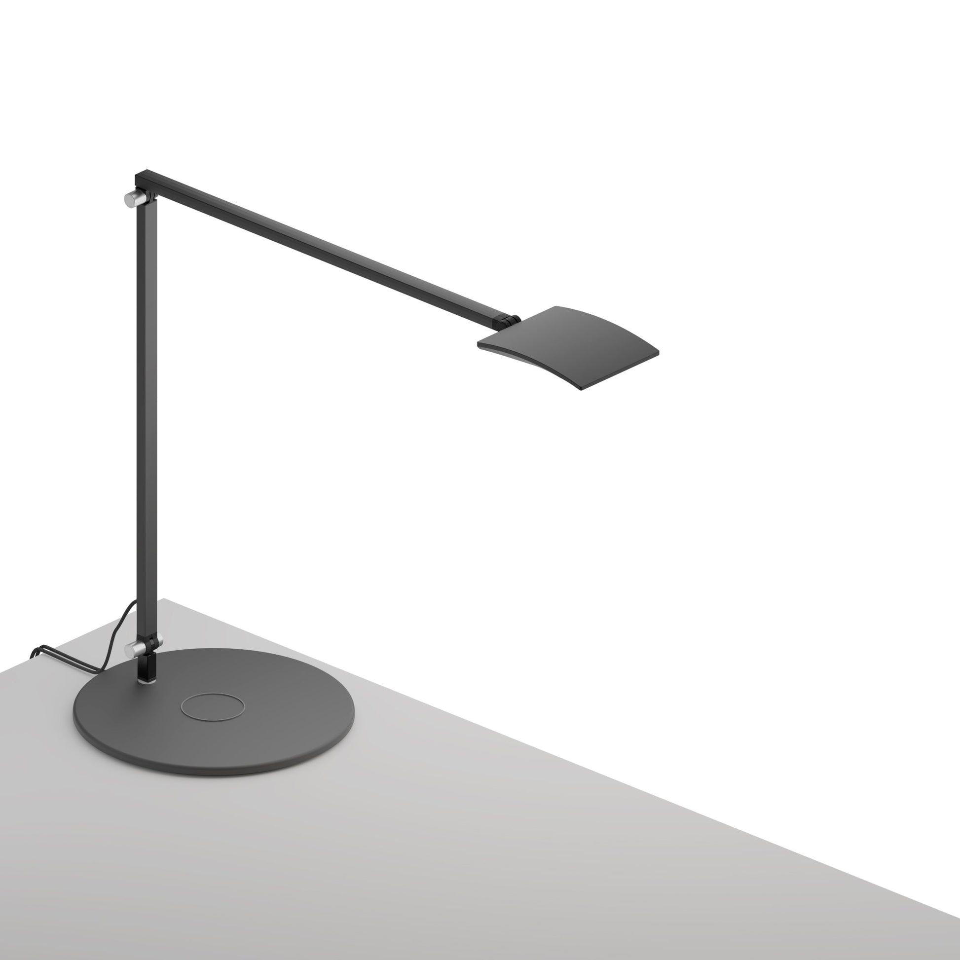 Mosso Pro Desk Lamp Wireless Charging Qi Base Metallic Black Ar2001 Mbk Qcb by Koncept Inc