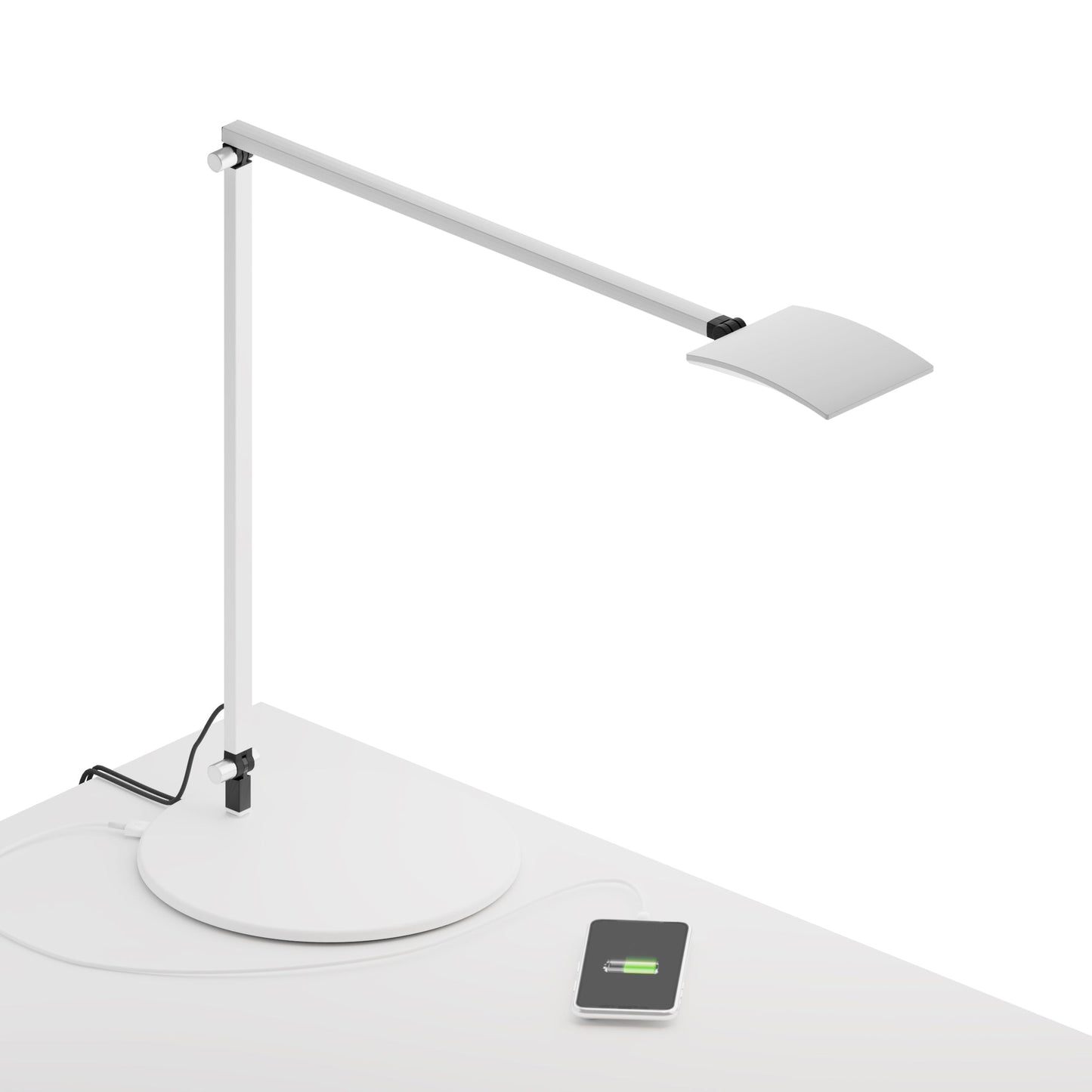 Mosso Pro Desk Lamp Usb Base White Ar2001 Wht Usb by Koncept Inc