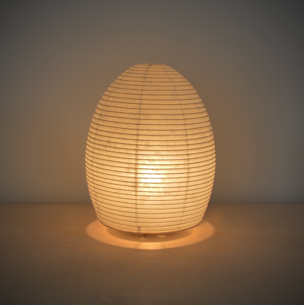 Asano Paper Moon 1 – washi paper table lamp by Shigeru Uchida, photo 3