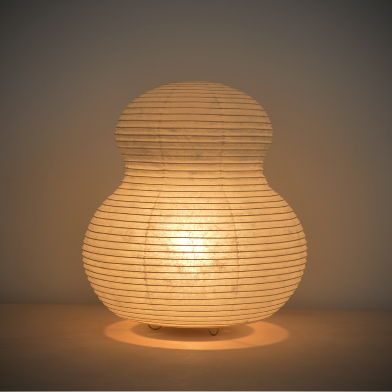 Asano Paper Moon 2 – washi paper table lamp by Shigeru Uchida, photo 3