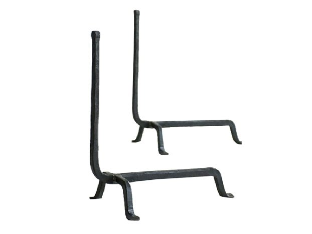 Conmoto Ferro & Fuoco Tall Andirons, Pair – maker photo