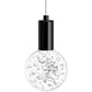 BlackJack Lighting Acrylic Globe 3" Small Pendant Light