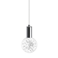 BlackJack Lighting Acrylic Globe 5" Large Pendant Light