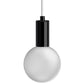 BlackJack Lighting Acrylic Globe 5" Large Pendant Light