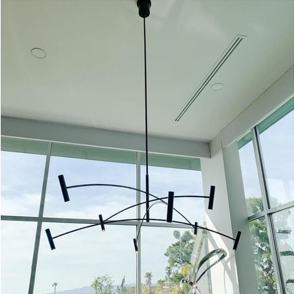 Aerial Chandelier 60In LED Suspension Light by Visual & Comfort & Co