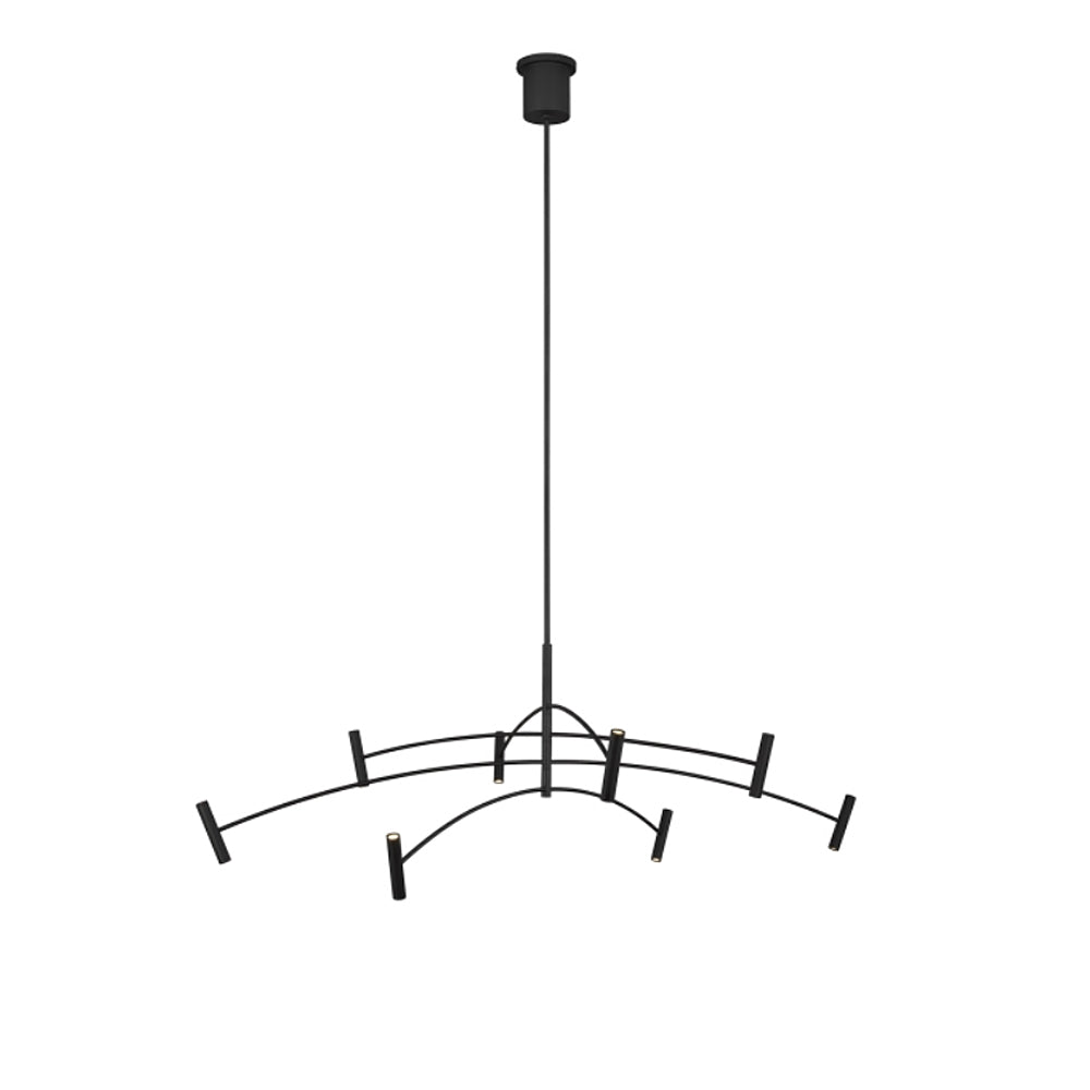 Aerial Chandelier 60In LED Suspension Light by Visual & Comfort & Co