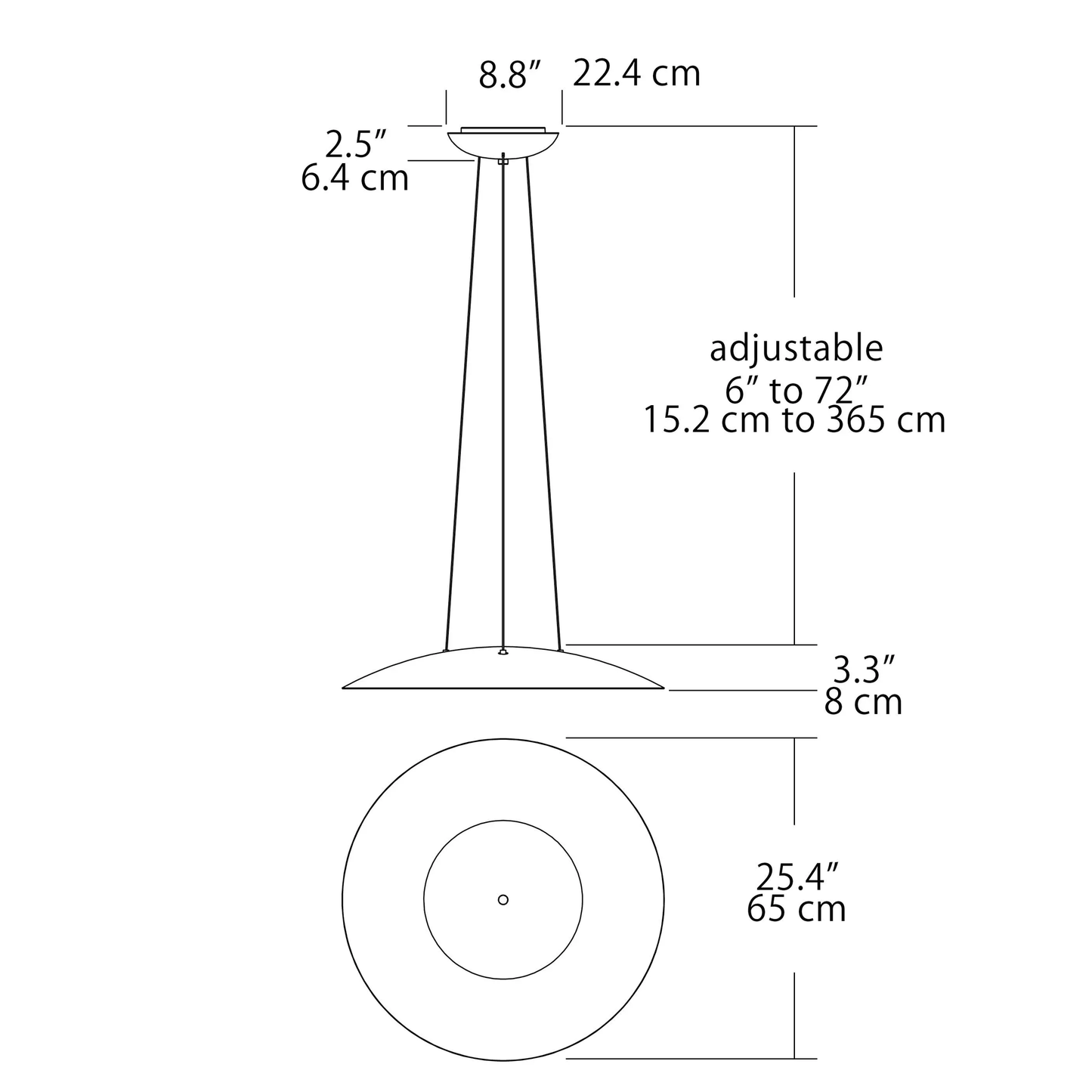 BlackJack Lighting Aero Pendant Light