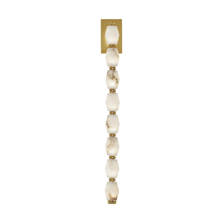 Visual Comfort Collier Alabaster 28 Strand Sconce