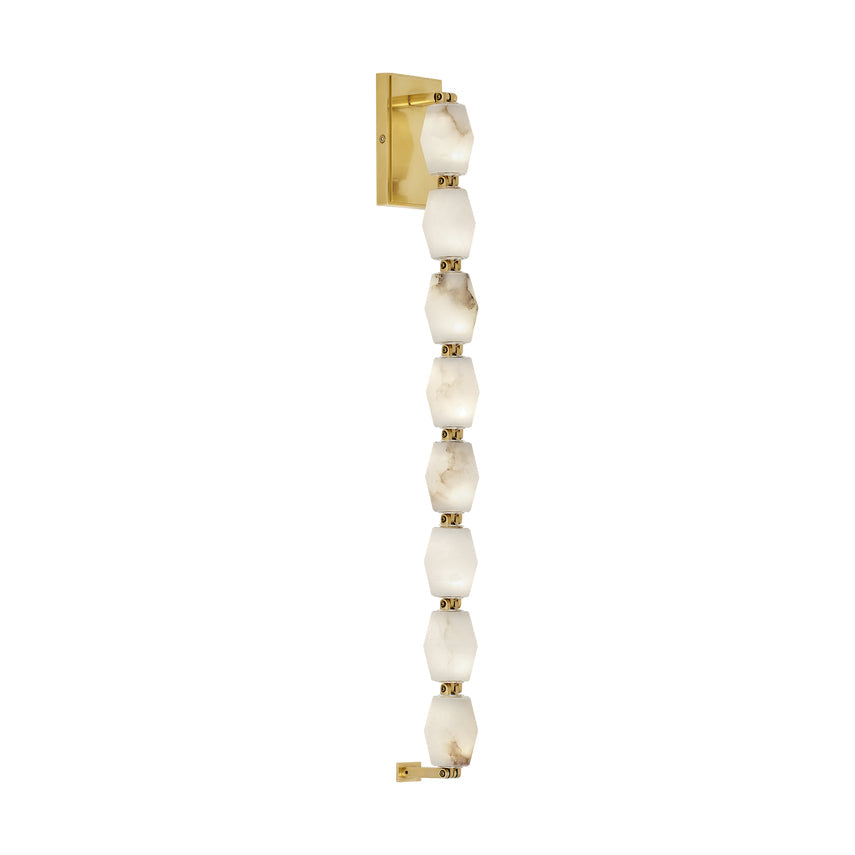 Visual Comfort Collier Alabaster 28 Strand Sconce – view 4