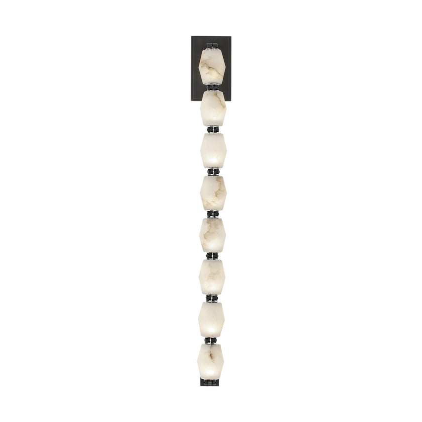 Visual Comfort Collier Alabaster 28 Strand Sconce – view 2
