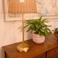 Modern Lantern Alexis Cordless Table Lamp enhancing a cozy space