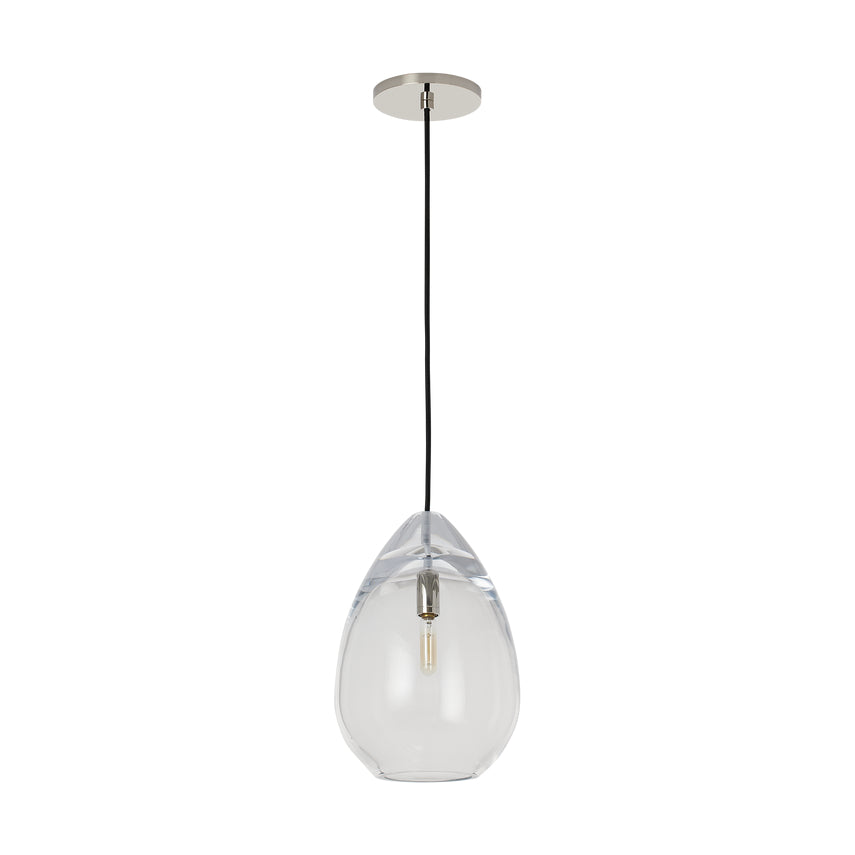 Alina Teardrop Glass Pendant Light by Visual & Comfort & Co