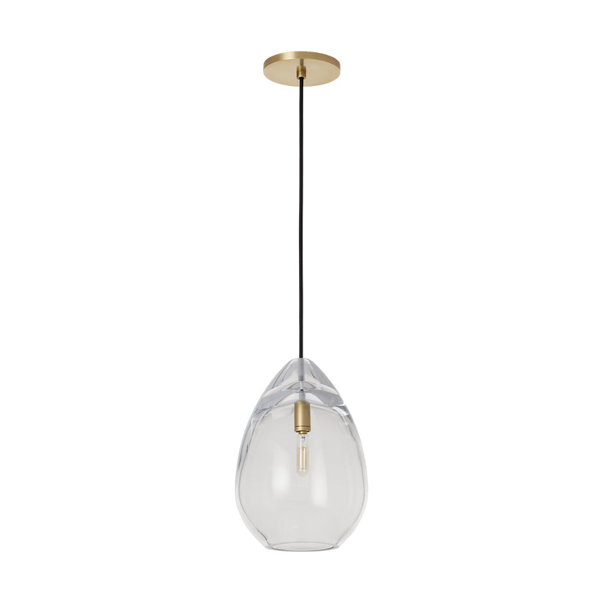 Alina Teardrop Glass Pendant Light by Visual & Comfort & Co