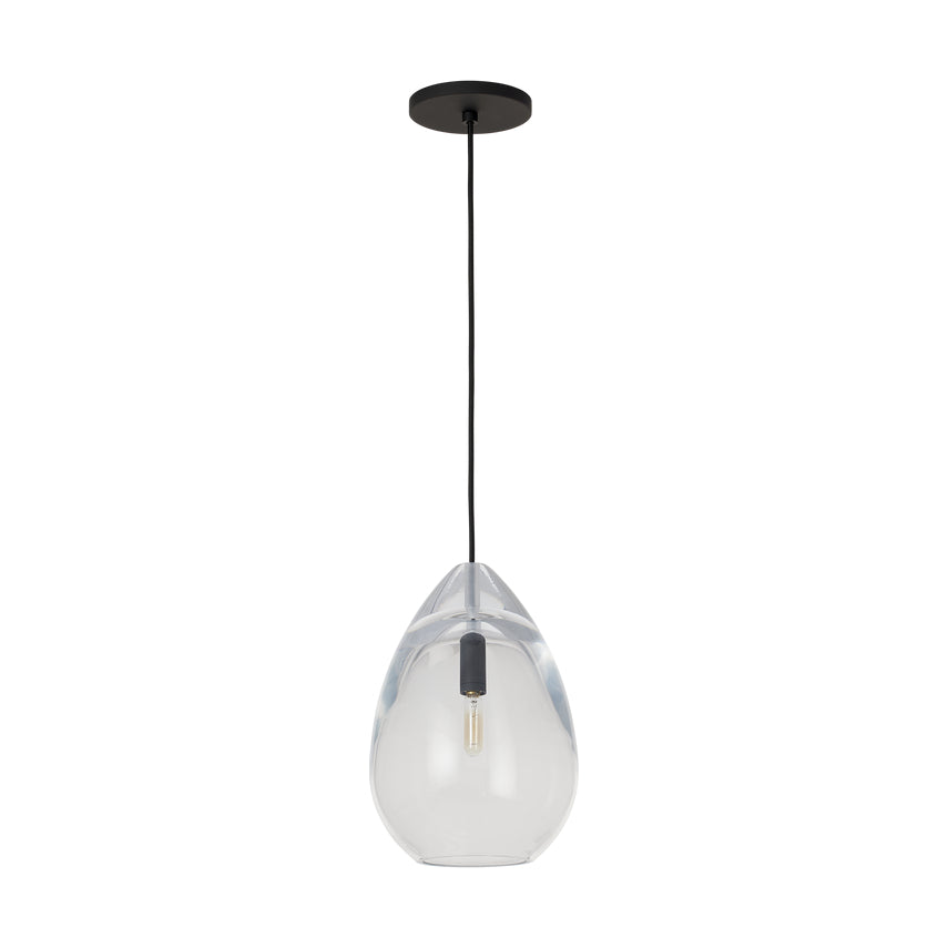 Alina Teardrop Glass Pendant Light by Visual & Comfort & Co