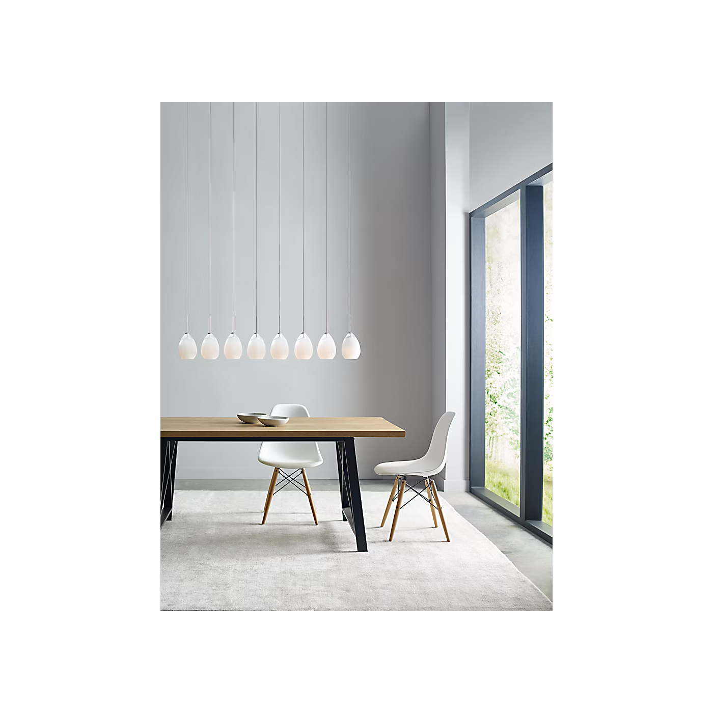 Modern mini pendant light for bath vanity or kitchen island