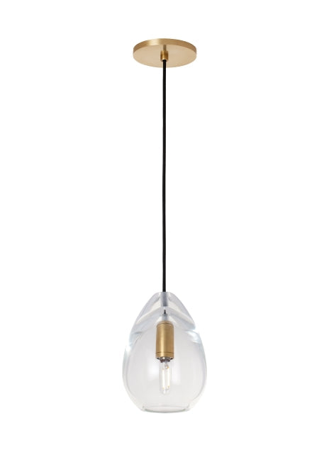 Alina Small Glass Pendant Light by Visual & Comfort & Co