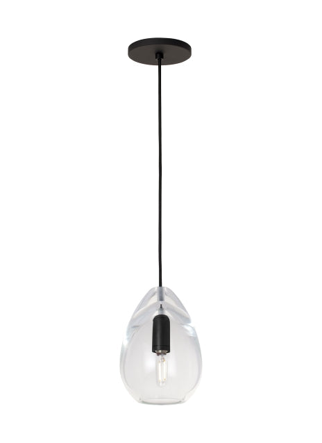 Alina Small Glass Pendant Light by Visual & Comfort & Co