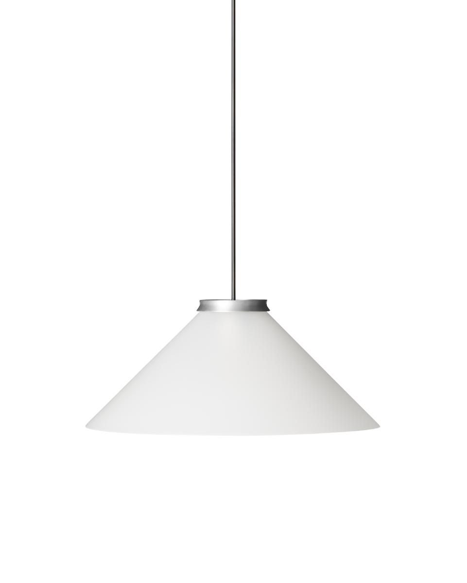 Pholc Aline cone pendant light by Afteroom – Aline 40 (15.7 in) Aluminum