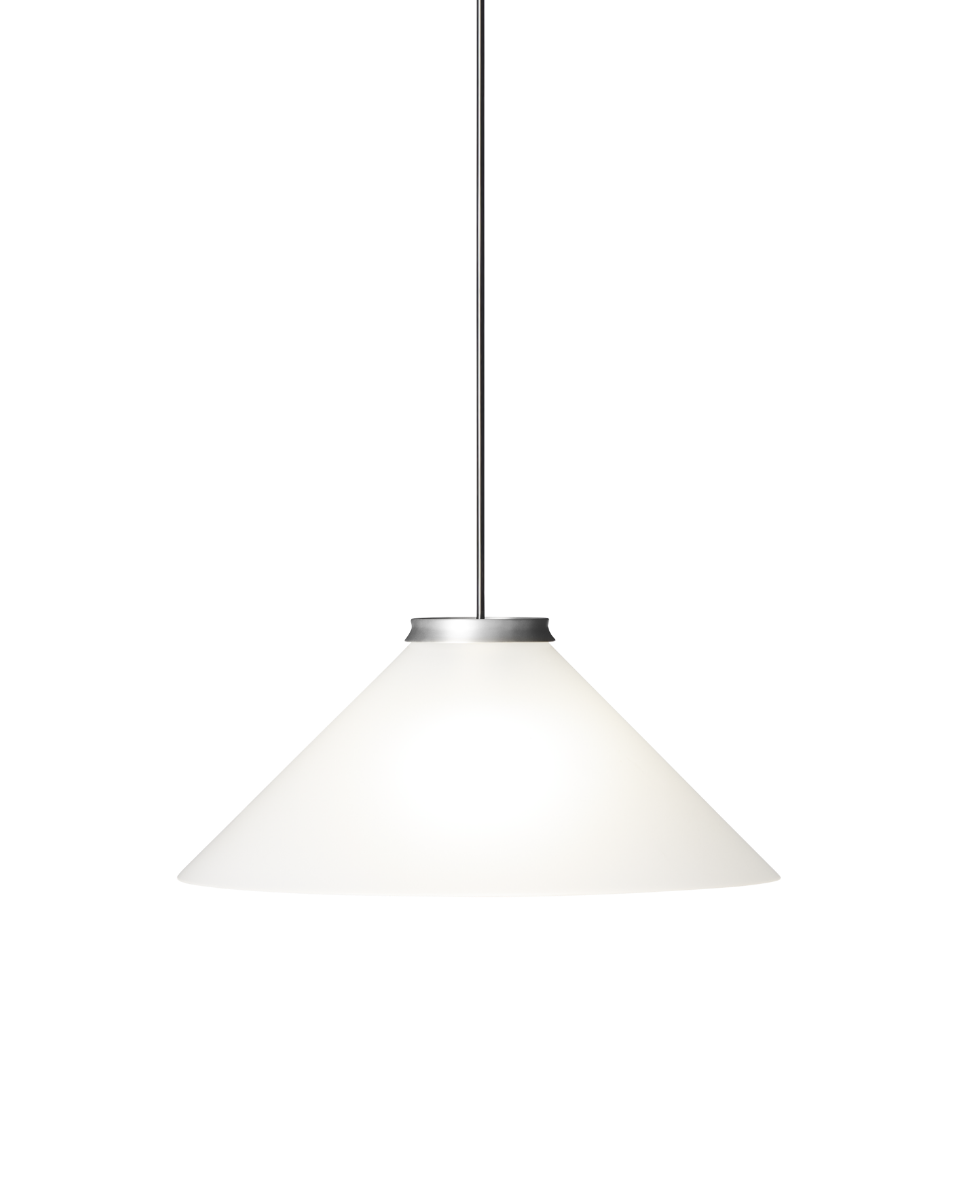 Pholc Aline cone pendant light by Afteroom – Aline 40 (15.7 in) Aluminum, second view
