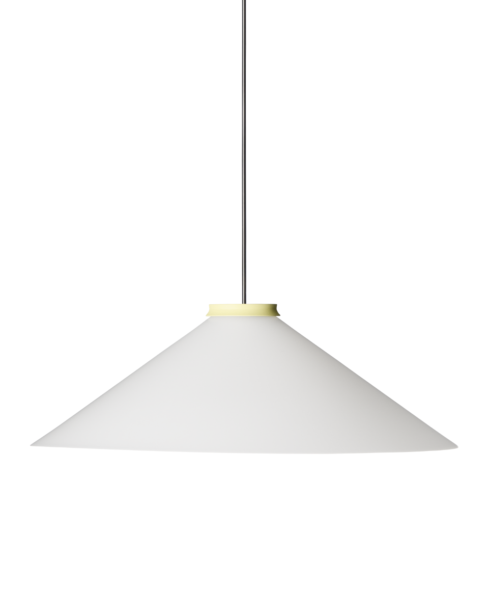 Pholc Aline cone pendant light by Afteroom – Aline 58 (22.8 in) Chamomile