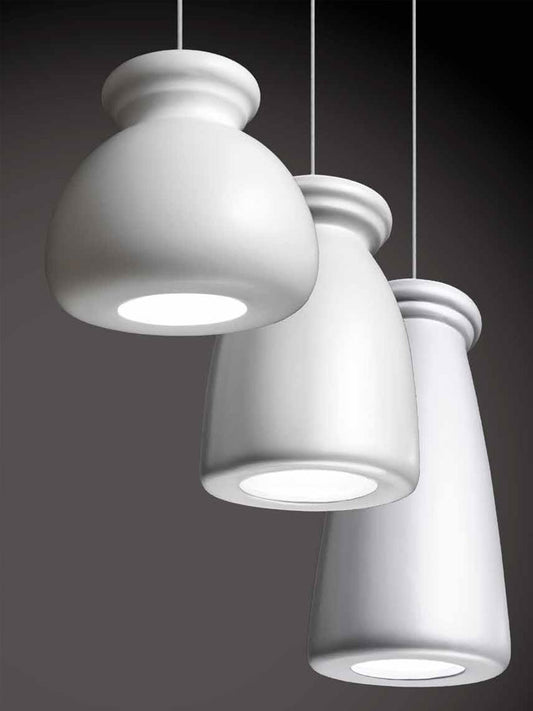 Alma Light Biscuit Ceramic Pendant Light