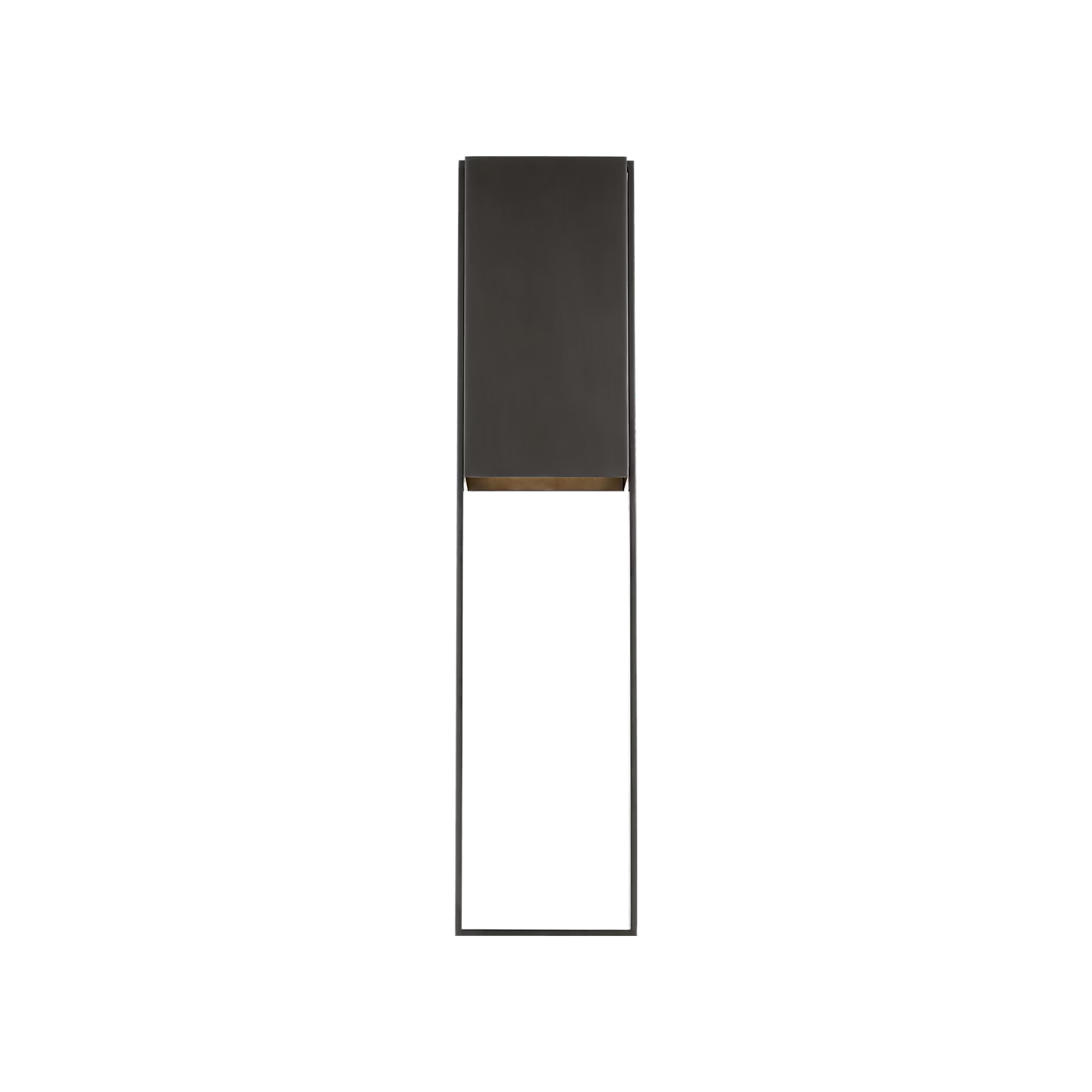 Bronze LED outdoor wall light for residential and commercial use