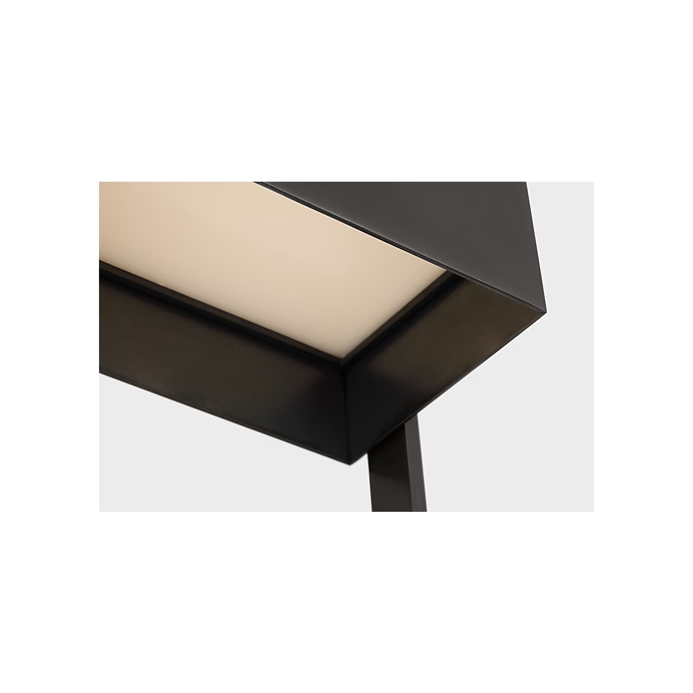 Modern exterior wall lighting in bronze finish with warm 2700K LED