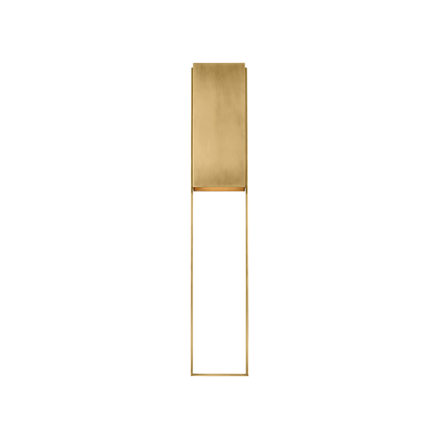Minimalist brass wall light exterior 45 inch modern lighting fixture