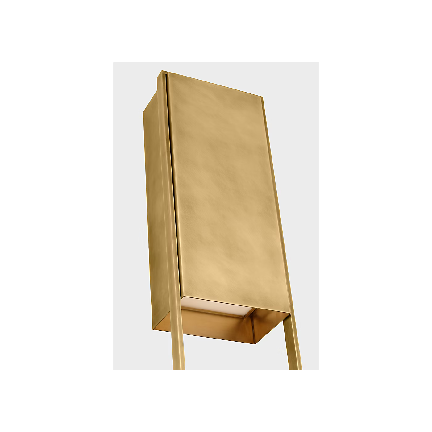 Premium antique brass LED wall light for exterior and interior use