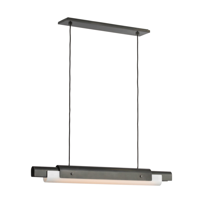 Ambrose 36-inch Linear LED Chandelier Dining Kitchen by Visual & Comfort & Co