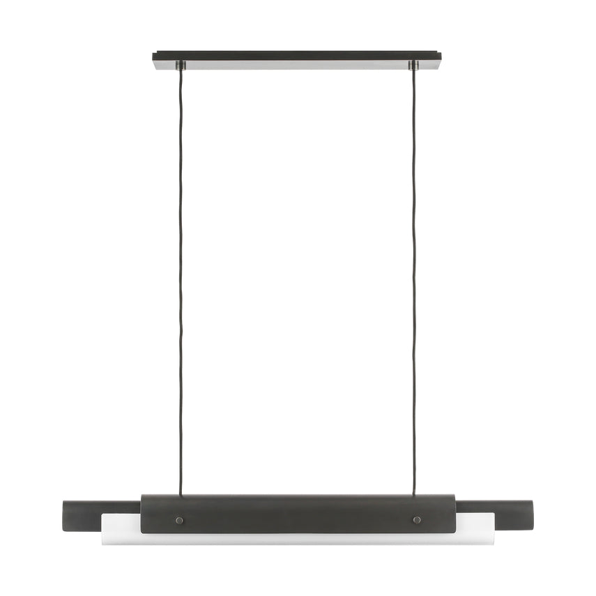 Ambrose 36-inch Linear LED Chandelier Dining Kitchen by Visual & Comfort & Co