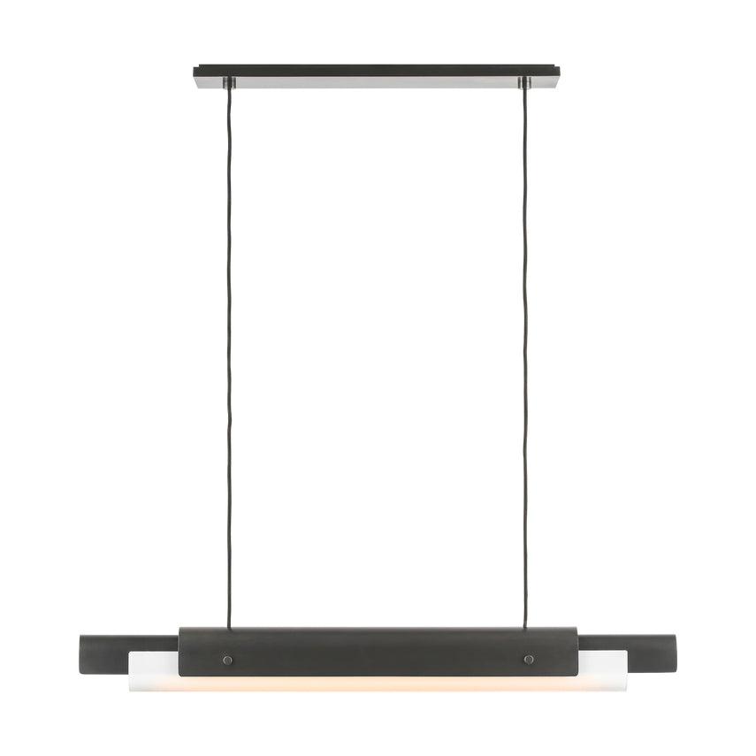 Ambrose 36-inch Linear LED Chandelier Dining Kitchen by Visual & Comfort & Co