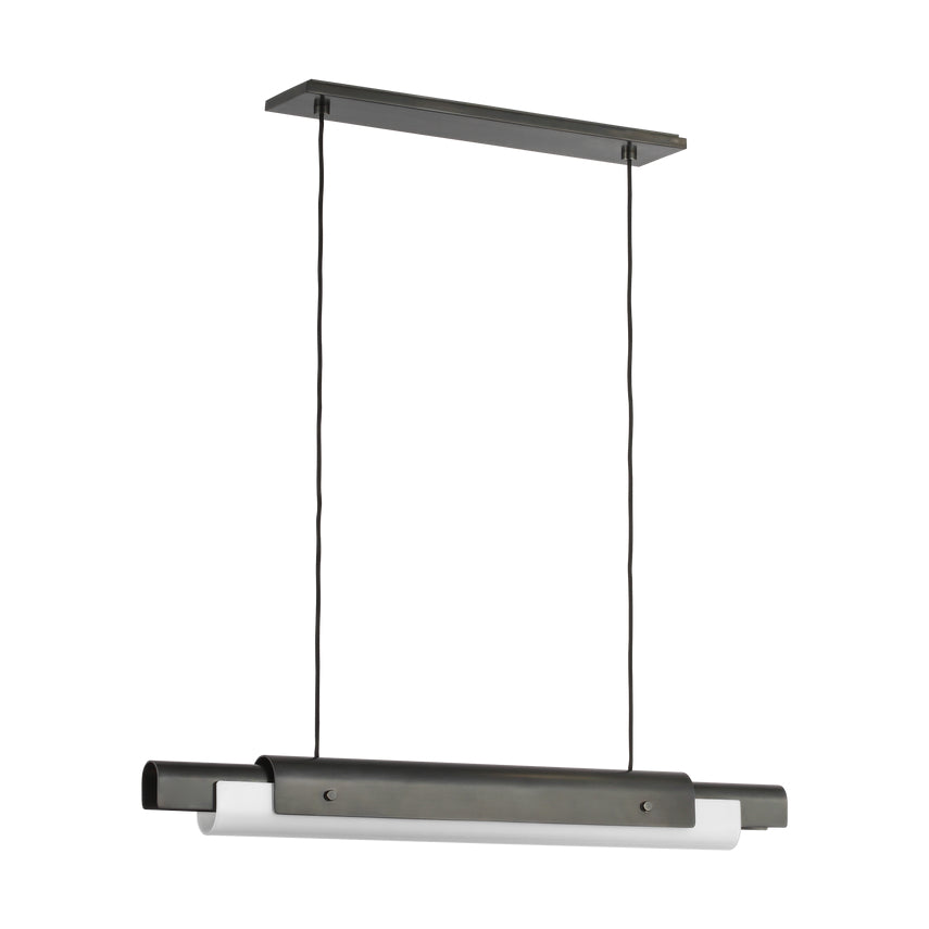 Ambrose 36-inch Linear LED Chandelier Dining Kitchen by Visual & Comfort & Co