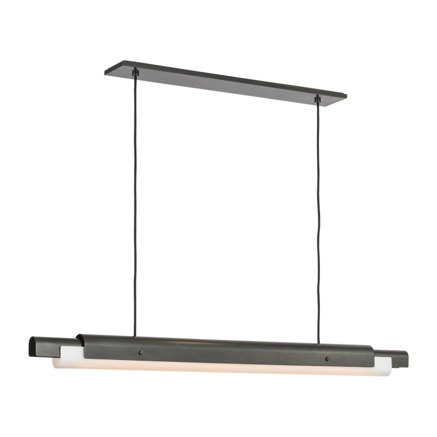 Ambrose 54-inch Linear LED Chandelier Dining Island by Visual & Comfort & Co