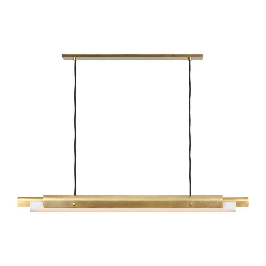 Ambrose 54-inch Linear LED Chandelier Dining Island by Visual & Comfort & Co