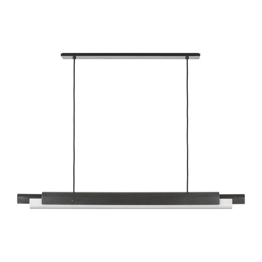 Ambrose 54-inch Linear LED Chandelier Dining Island by Visual & Comfort & Co