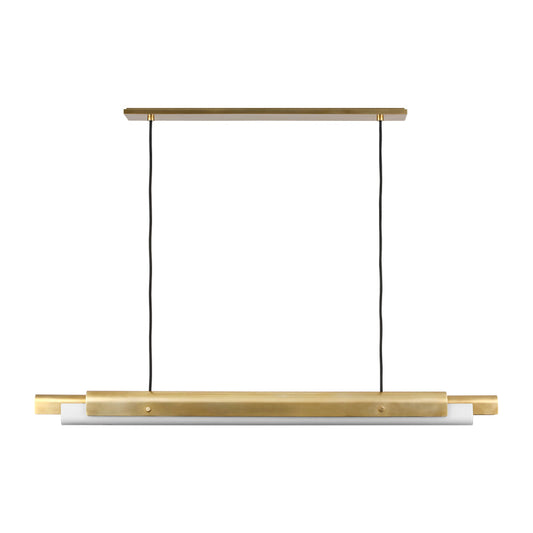 Ambrose 54-inch Linear LED Chandelier Dining Island by Visual & Comfort & Co