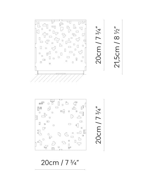 B.lux AMS 20 dimension drawing