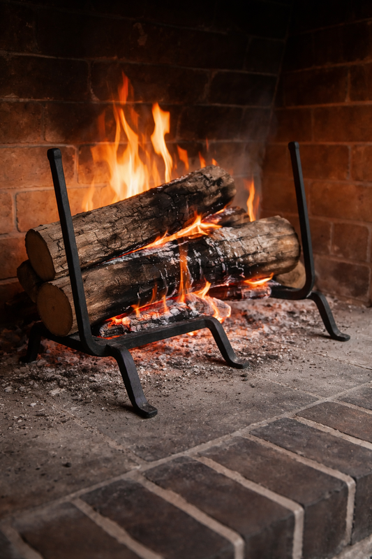 Conmoto Ferro & Fuoco Andirons Pair