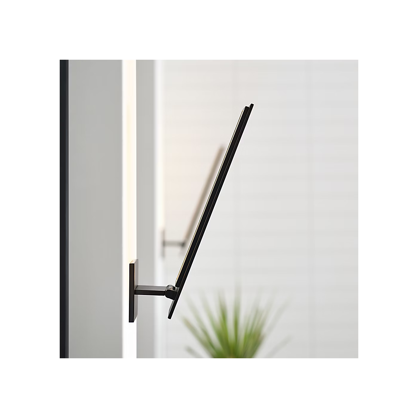 minimalist LED wall light for interior accent lighting