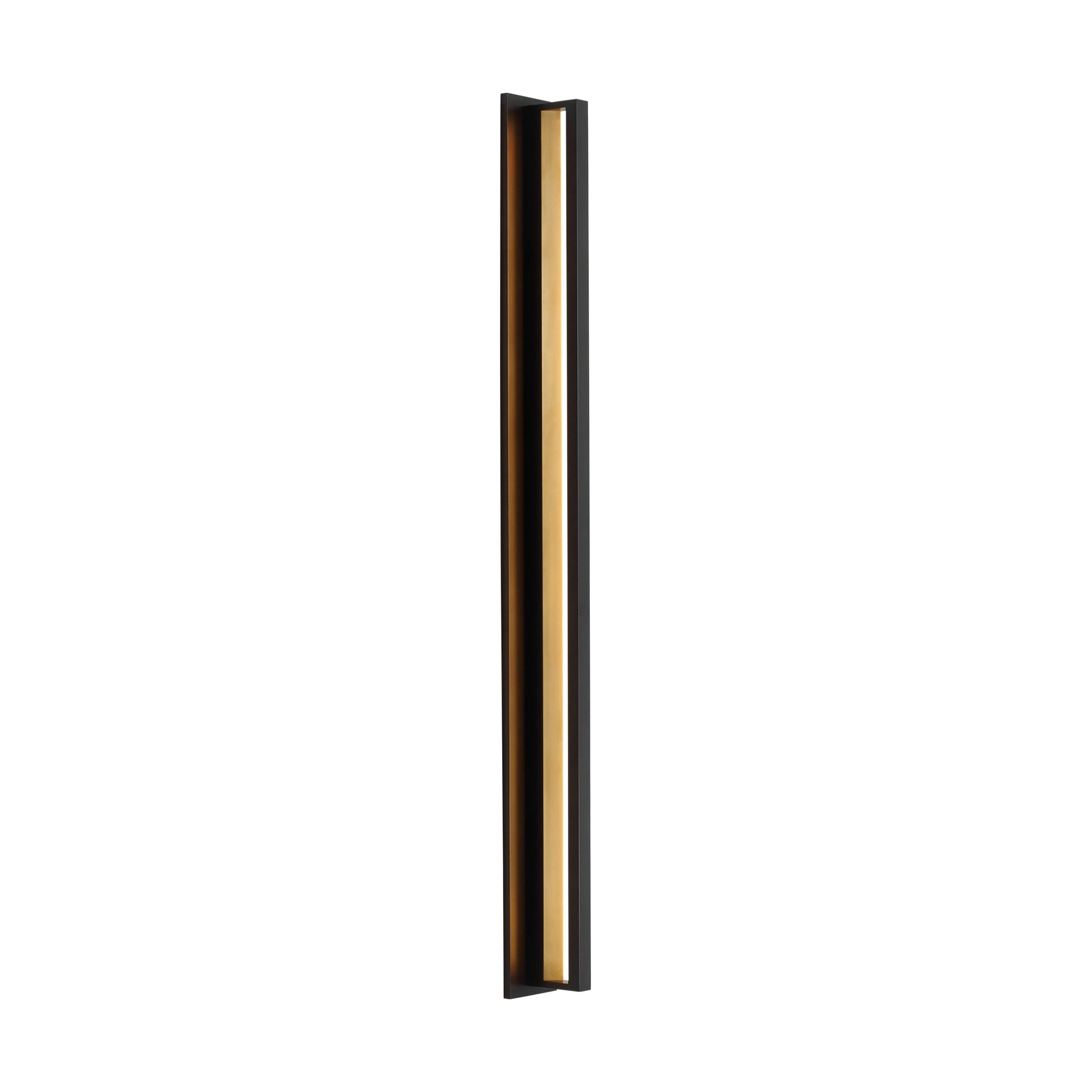 Anton Black Outdoor Wall Sconce 48In by Visual & Comfort & Co