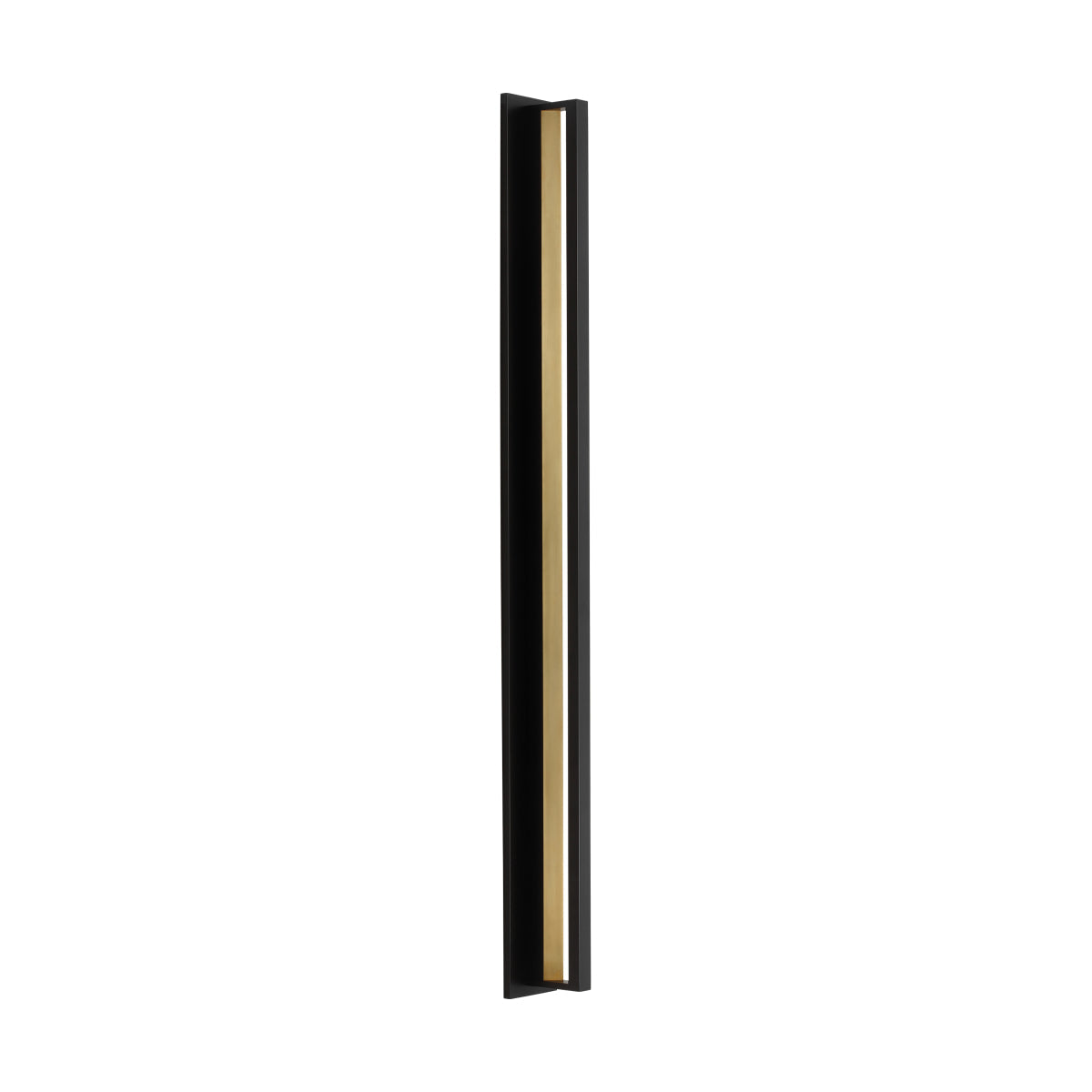 Anton Black Outdoor Wall Sconce 48In by Visual & Comfort & Co