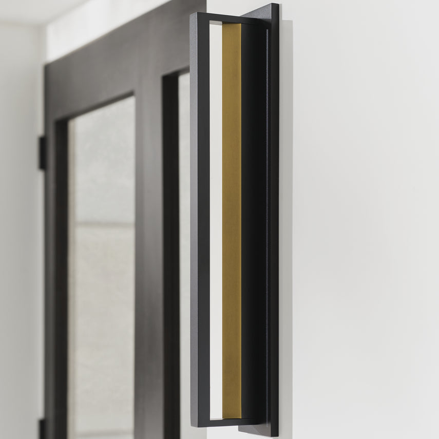 Anton 24 Wall Sconce Black by Visual & Comfort & Co