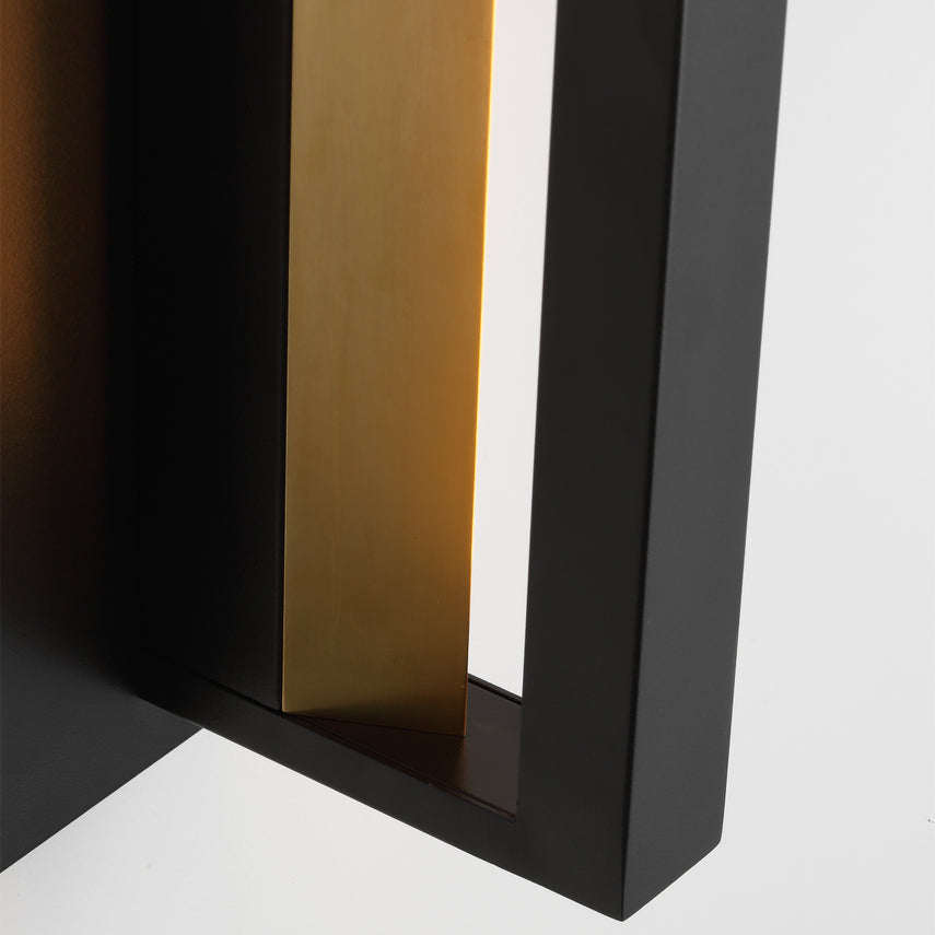 Anton 36-inch Outdoor Wall Sconce Black by Visual & Comfort & Co