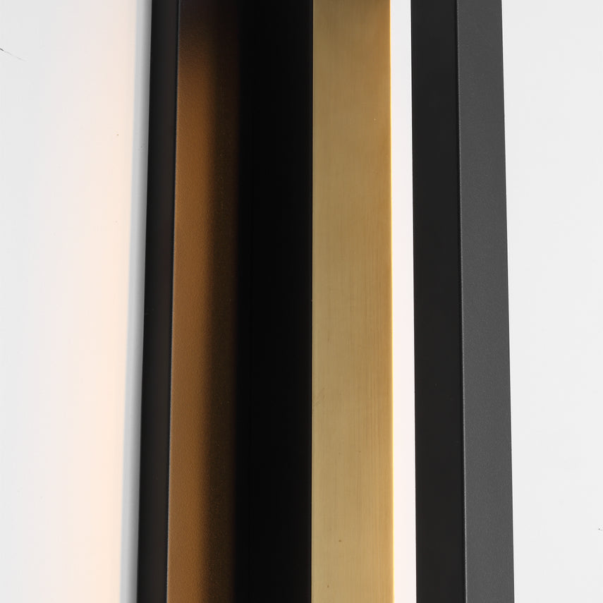 Anton 36-inch Outdoor Wall Sconce Black by Visual & Comfort & Co