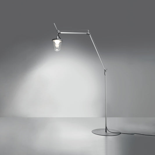 Artemide Tolomeo Outdoor Lantern Floor Light in a room setting