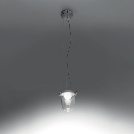 Artemide Tolomeo Outdoor Lantern Pendant Light in a room setting